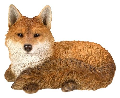 Fox resting lifelike - fox,