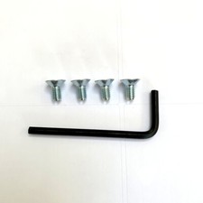 4 Screws + Allen key for