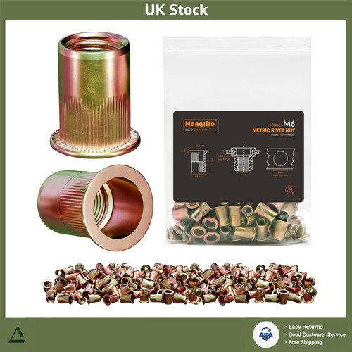 Durable flat head rivet - m6,