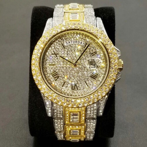 Luxury gold silver hip - hop, ice