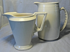 2 x Vintage Stylish White