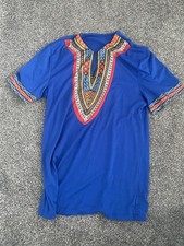 Blue African Dashiki T-Shirt