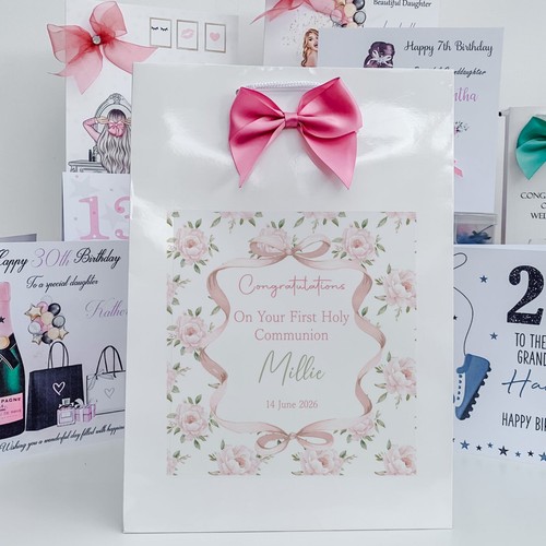 First holy communion gift bag - holy,