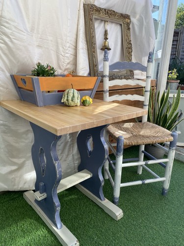 Antique refectory table - refectory,