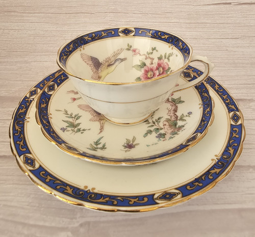 Tuscan china trio art - china, trio.