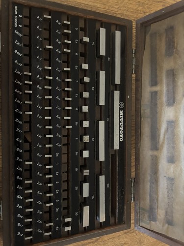 Mitutoyo gauge block set - gauge, (