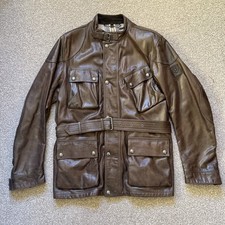 belstaff Leather Trialmaster Panther 1966 UK44 IT54 2XL Stunning Brown RRP £1345