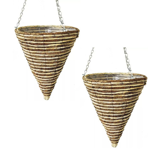 Hanging basket cone garden - 12",