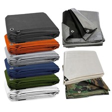 Tarpaulin Heavy Duty and Regular Waterproof Cover Tarp Ground Camping Sheet Best