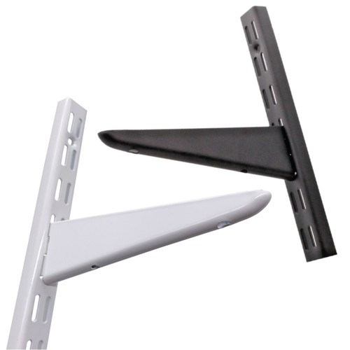 Twin slot shelving white - twin,