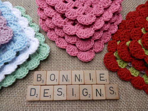 Handcrochet coasters - x4,