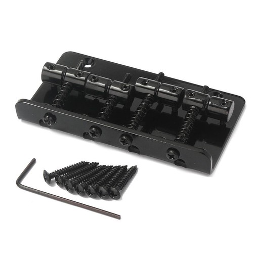 Black metal fixed 4string - black,