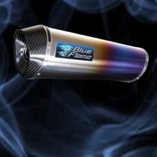 Kawasaki ZXR400 H 1989-1990 Exhaust Silencer Muffler - Carbon Tip - Coloured ...