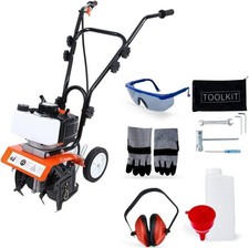 Garden Petrol Tiller Lawn Soil Cultivator Rotovator Allotment Vegetable patch