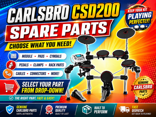 Carlsbro csd200 drum kit - carlsbro,