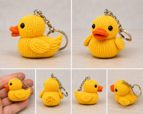 Lucky duck keyring keychain - duck,