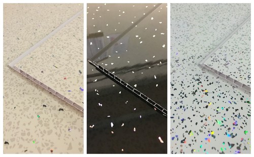 Beige black white sparkle - beige,,