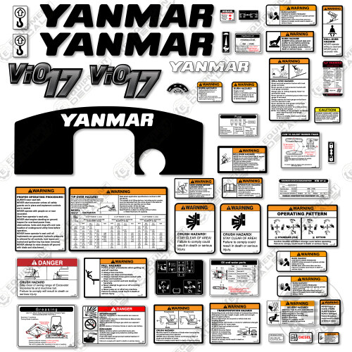 Fits yanmar vio17 - vio17-6, kit