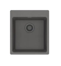 Franke MAG61015-SHG Maris 17-5/16" Undermount Granite Bar Sink, Stone Grey