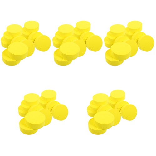60pcs yellow hair curling - yellow,