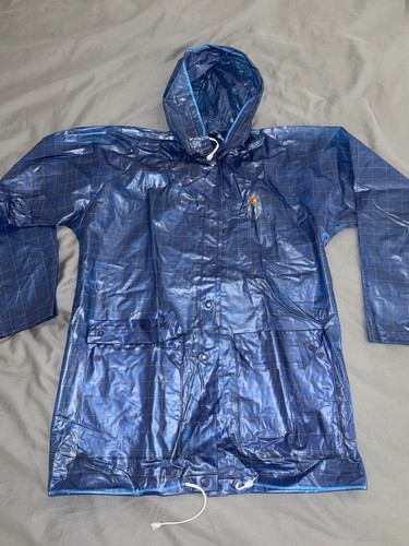 Retro pvc raincoat - retro, plastic