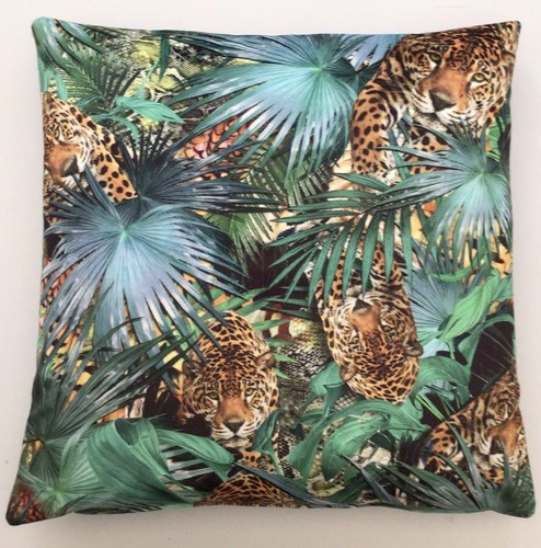 Jungle velvet cushion - jungle,