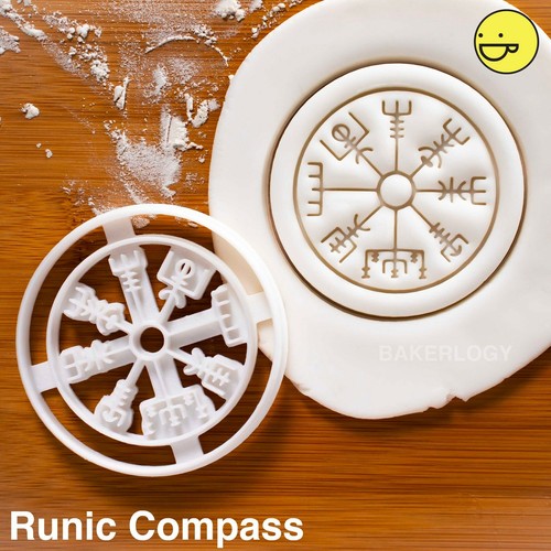 Runic compass cookie cutter - runic,