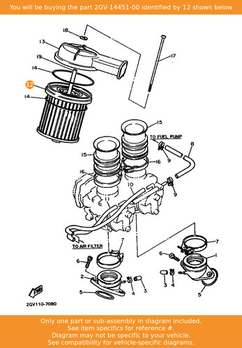 Yamaha element air cleaner - yamaha, element,