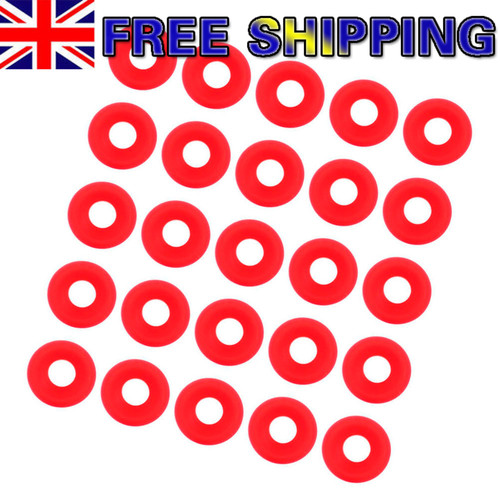 25x red silicone grolsch - red,