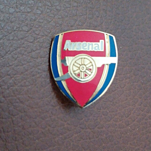 Arsenal crest badge pin red - fc,