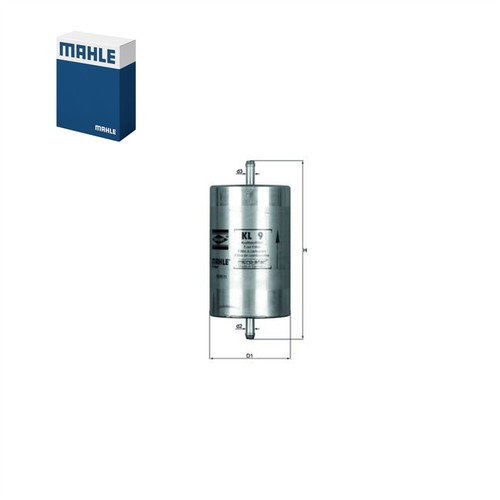 Mahle fuel filter element - fuel,