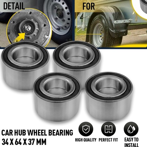 4pcs wheel bearings 37mm - 4pcs,