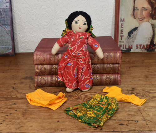Vintage indian rag doll - vintage,