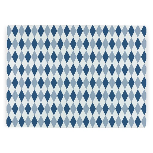 Navy argyle worktop - navy,