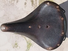 Vintage Leather Bicycle Saddle
