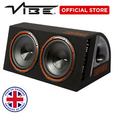 EDGE 12" 1800W Twin Active Bass Subwoofer Amp & Enclosure