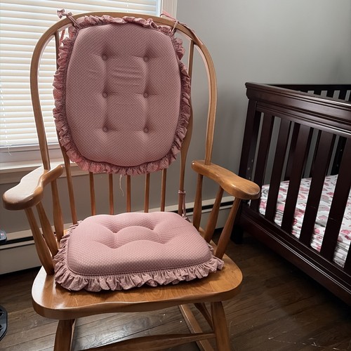 Solid oak rocking chair - oak,