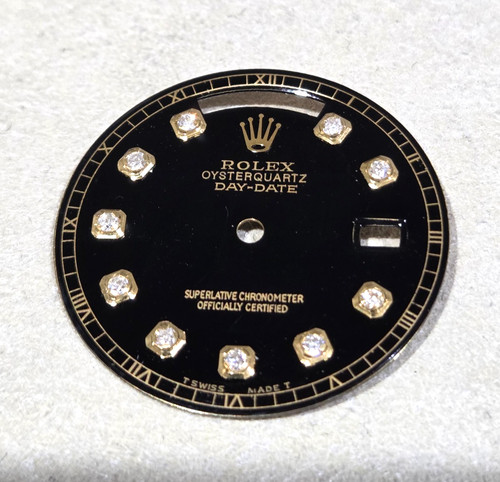 Rolex president black custom - president,