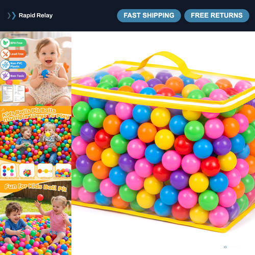 Colorful non toxic ball pit - non-toxic,