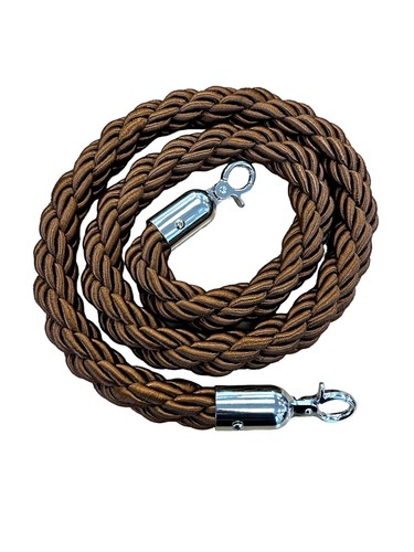 Brown braided ropes - brown, ropes,