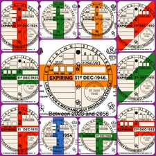 REPRODUCTION  VINTAGE TAX DISC