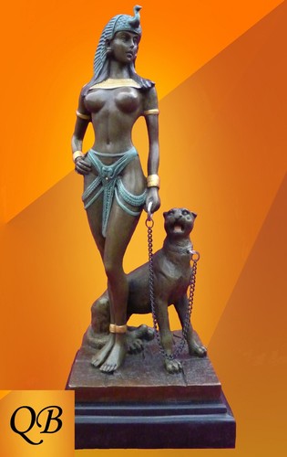 Art deco bronze figurine - deco,