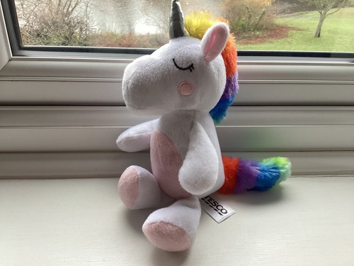 Tesco white unicorn - tesco, plush