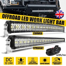 Tri-Row LED Work Light Bar