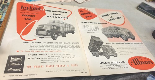1958 leyland comet albion - comet,