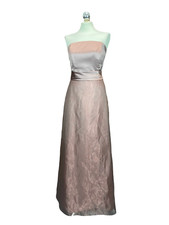 Dessy Toffee Satin ALine