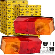 Hella Rear Lamp Trailer Tractor Universal Tail Light Taillight Left + Right