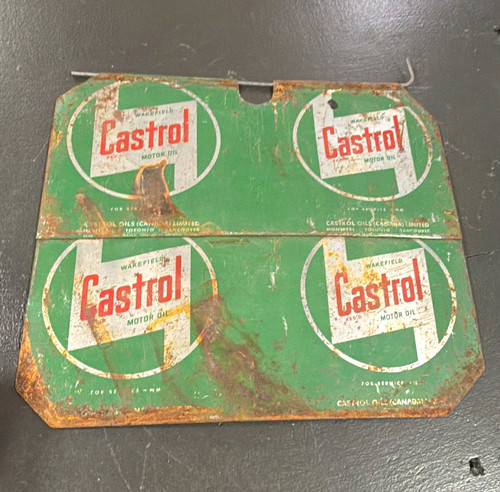 Castrol vintage metal gas - vintage, &