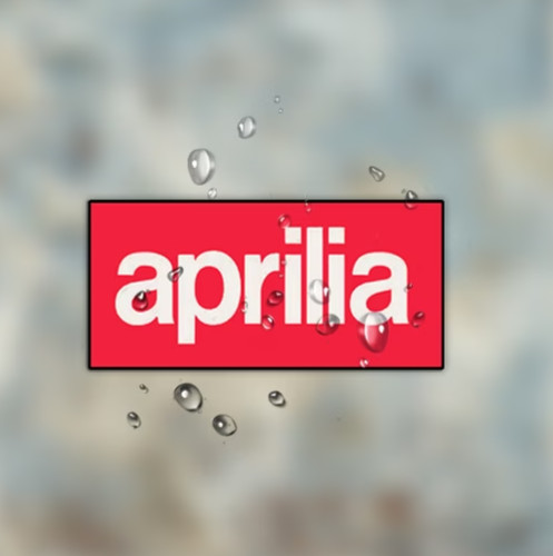 Aprilia racing stickers red - racing, &
