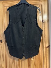 Men’s Leather Waistcoat Size